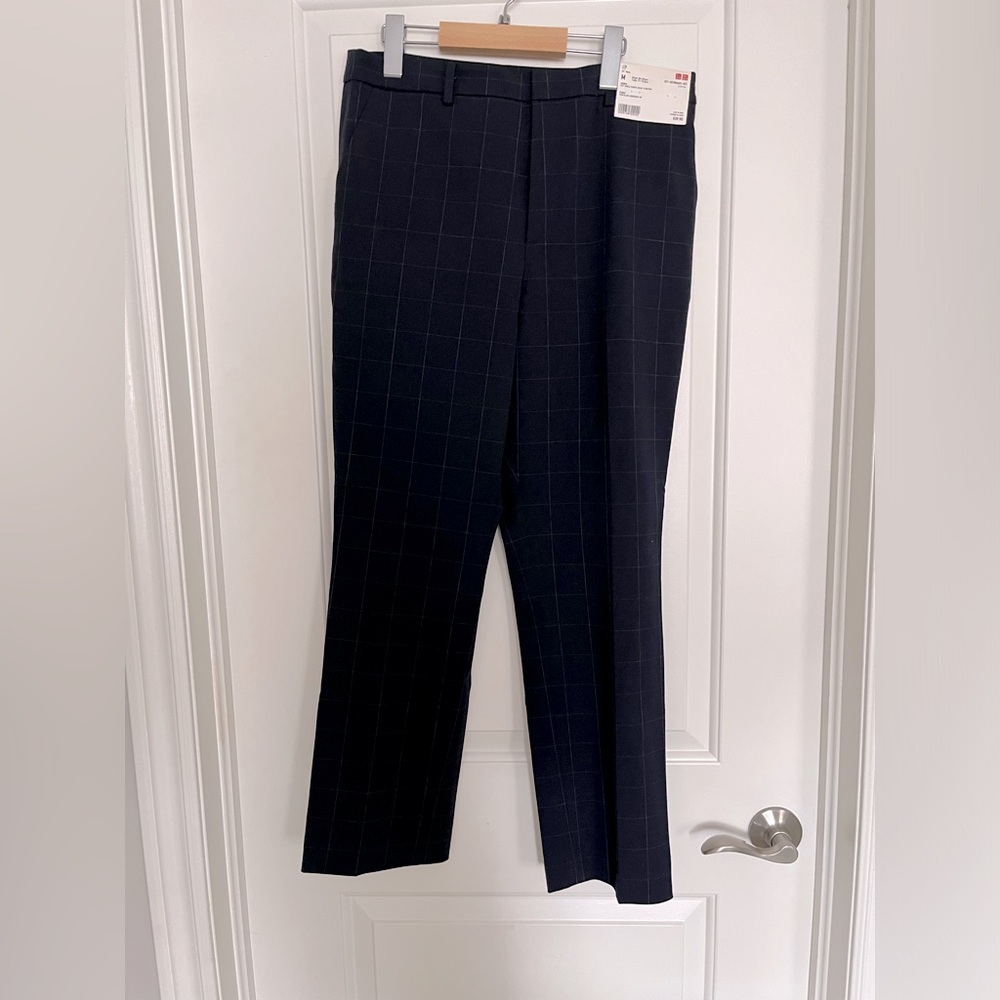 UNIQLO Plaid Ankle Length Pants Size M NWT